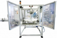 Sistema di prova tenuta flaconi rotativo ad intermittenza